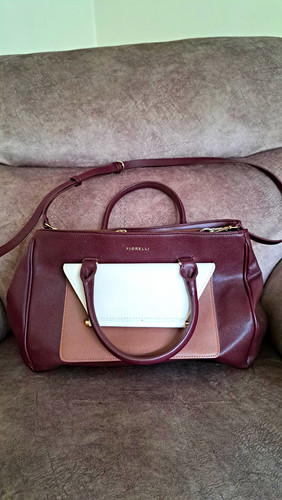 Fiorelli burgundy cream - fiorelli, faux
