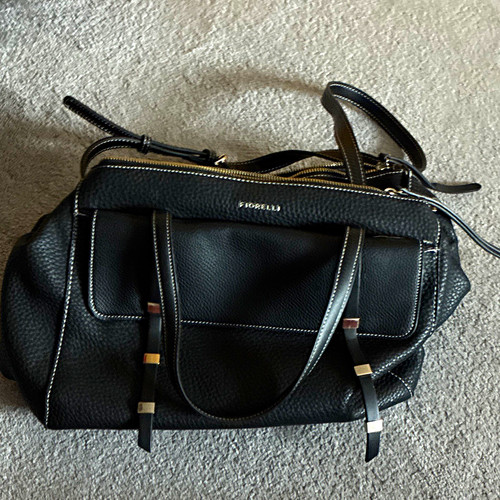 Fiorelli black pebbled faux - fiorelli,