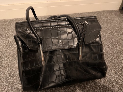Fiorelli black leather handbag - black,